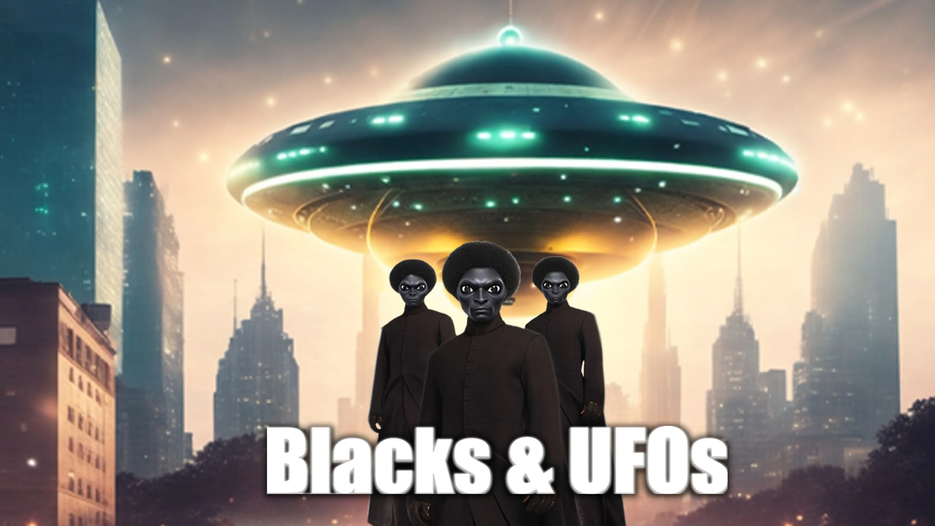Blacks & UFOs poster
